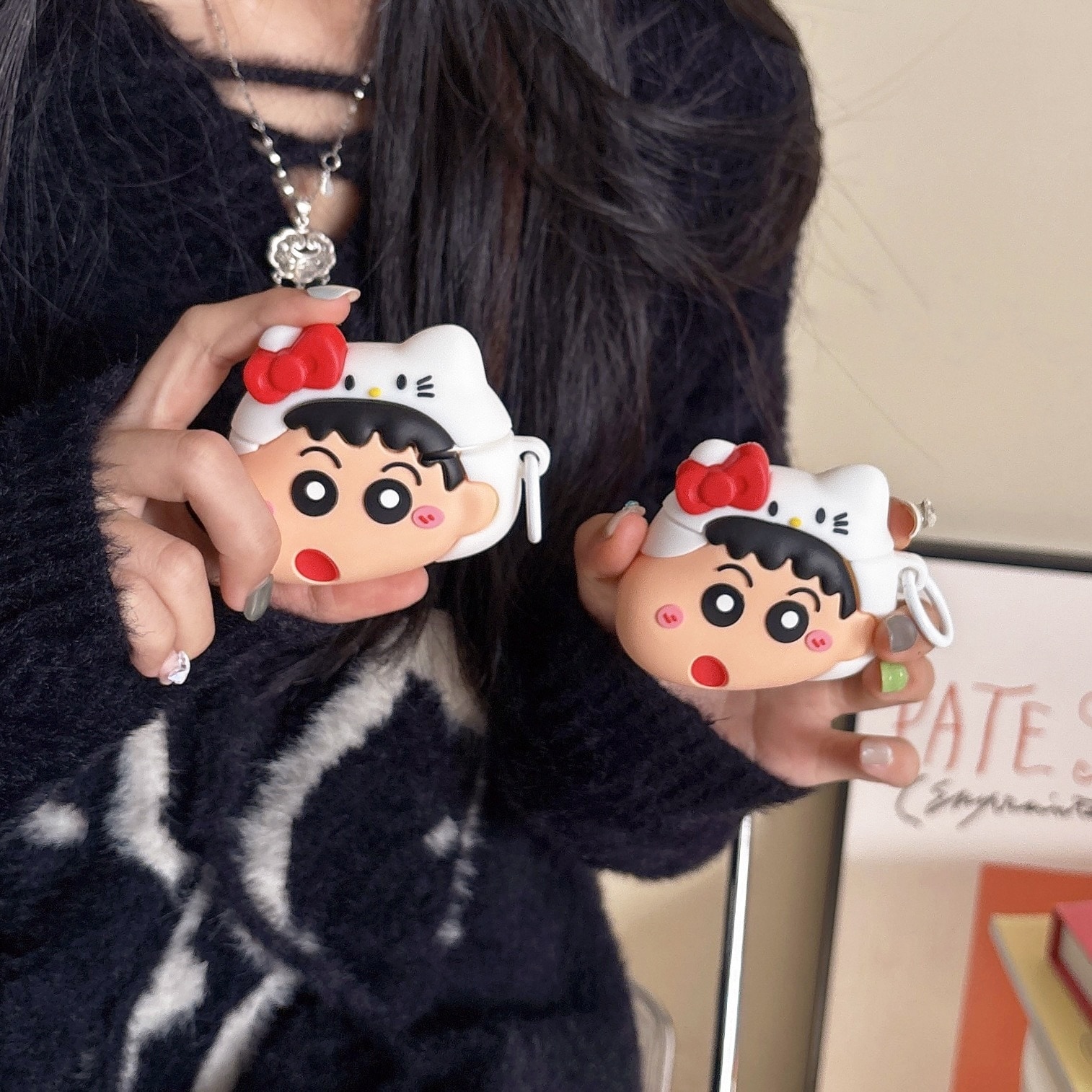 【20点セット】【送料無料】カートゥーンしんちゃんKT猫AirpodsPro 2世代対応1234世代アップルワイヤレスBluetoothヘッドセットソフトケース