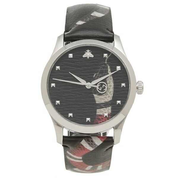 グッチ 時計 GUCCI YA1264007 ル マルシェ デ メルヴェイユ GーTIMELESS Gータイムレス 38MM クォーツ レディース/メンズ 腕時計 ウォッチ ブラック 54,480円