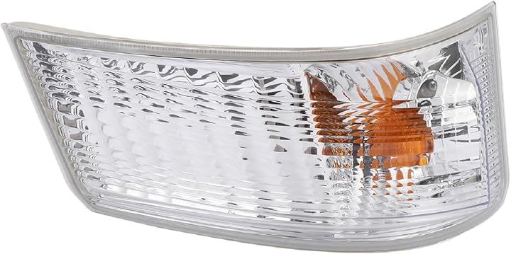 2012～2021年式 キャンター ウインカー レンズ メッキ 純正交換 ランプ ライト カスタム ドレスアップ 三菱 ふそう 汎用 社外品 助手席 左側(助手席　左側)