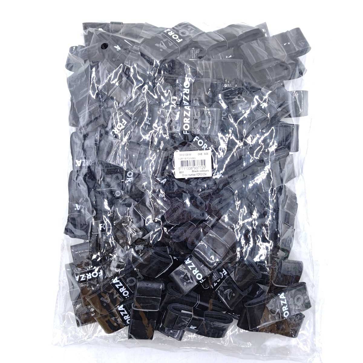 【中古・未使用品】[100本入セット] バドミントン オーバー グリップテープ A-GRIP ブラック 黒 FZ301597 ポリウレタン+不織布製 25×1100×0.6mm (幅×長さ×厚さ)