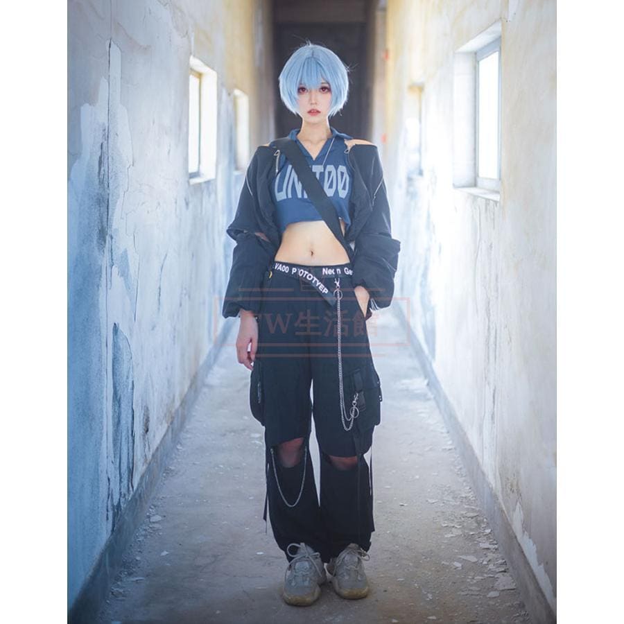 新世紀エヴァンゲリオン 綾波レイ コスプレ衣装 ウィッグ cosplay コスチューム イベント アニメ ハロウィン仮装