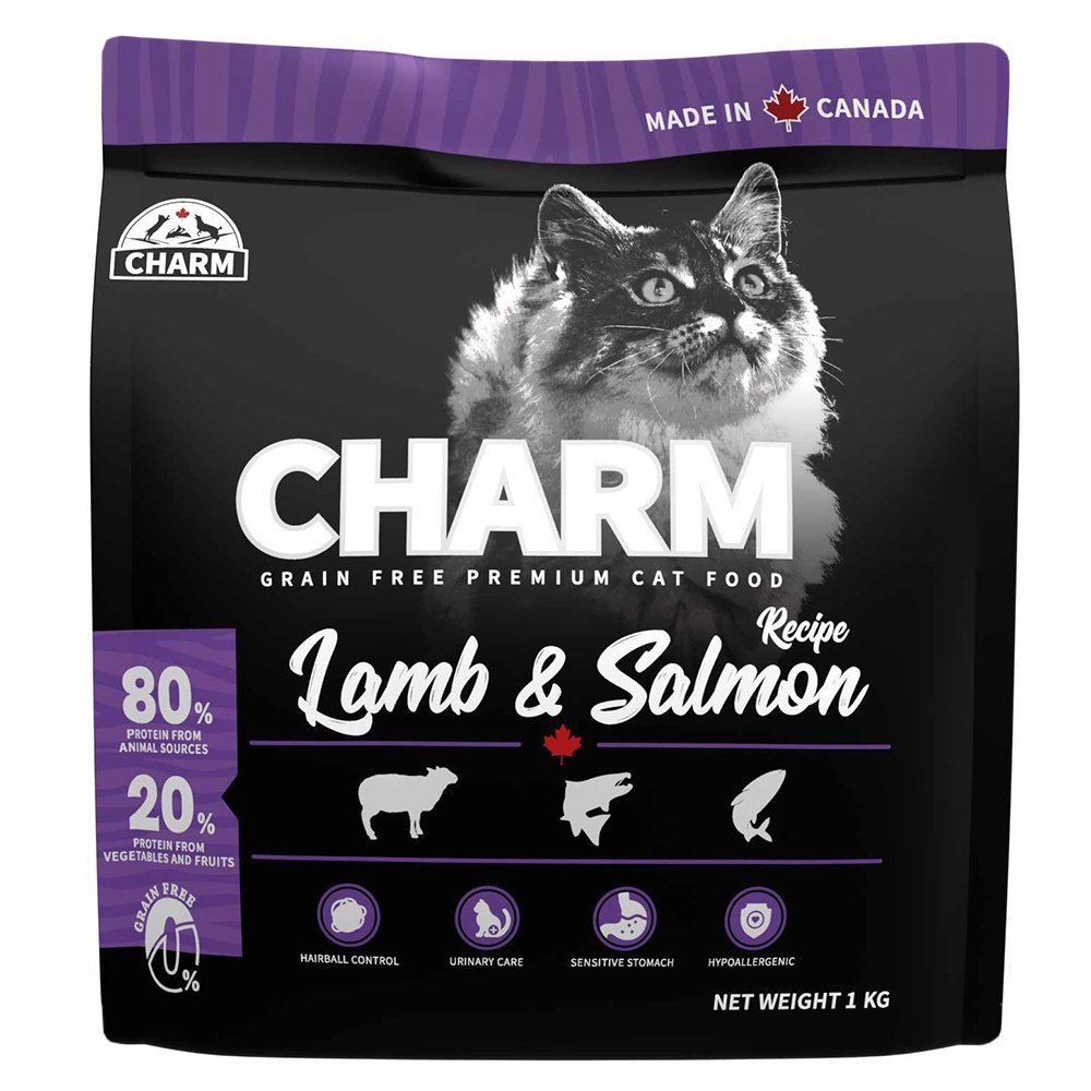 キャットフード　チャーム　ラム＆サーモンキャット　１ｋｇ　猫用　ＣＲＣ35―15―99―00―00