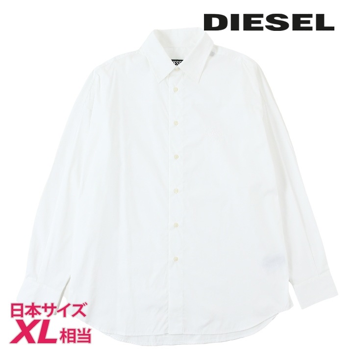 長袖シャツ メンズ S-DOUBLY-PLAIN-NW ワンポイントロゴステッチ オーバーサイズ die-m-t-f8-15m