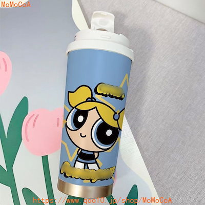 Qoo10] パワーパフガールズ 水筒 保温 保冷 5 : キッチン用品