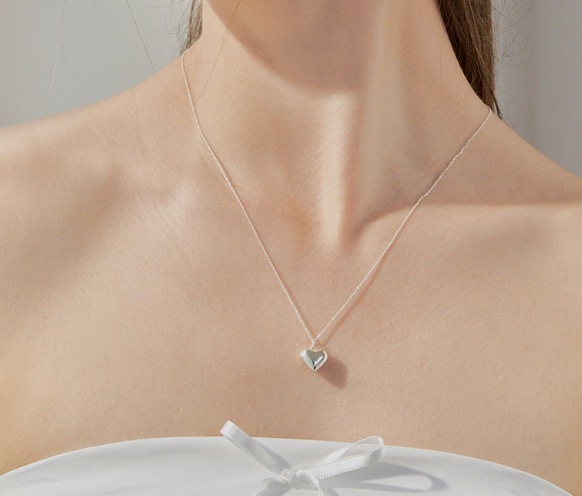 youth heart necklace[アイブ 秋 着用]
