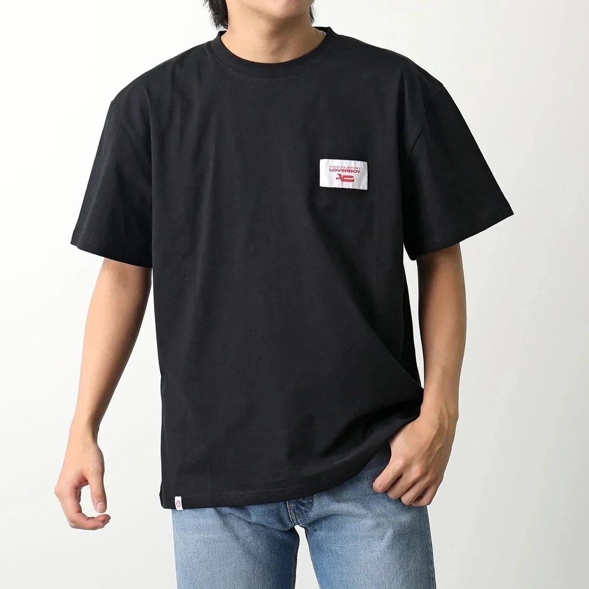 CHARLES JEFFREY LOVERBOY チャールズジェフリーラバーボーイ Tシャツ LABEL TEE 043100601 メンズ 半袖 カットソー
