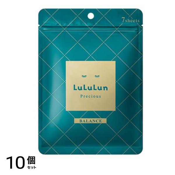 フェイスマスク プレシャスGREEN(バランス) 7枚入 10個セット