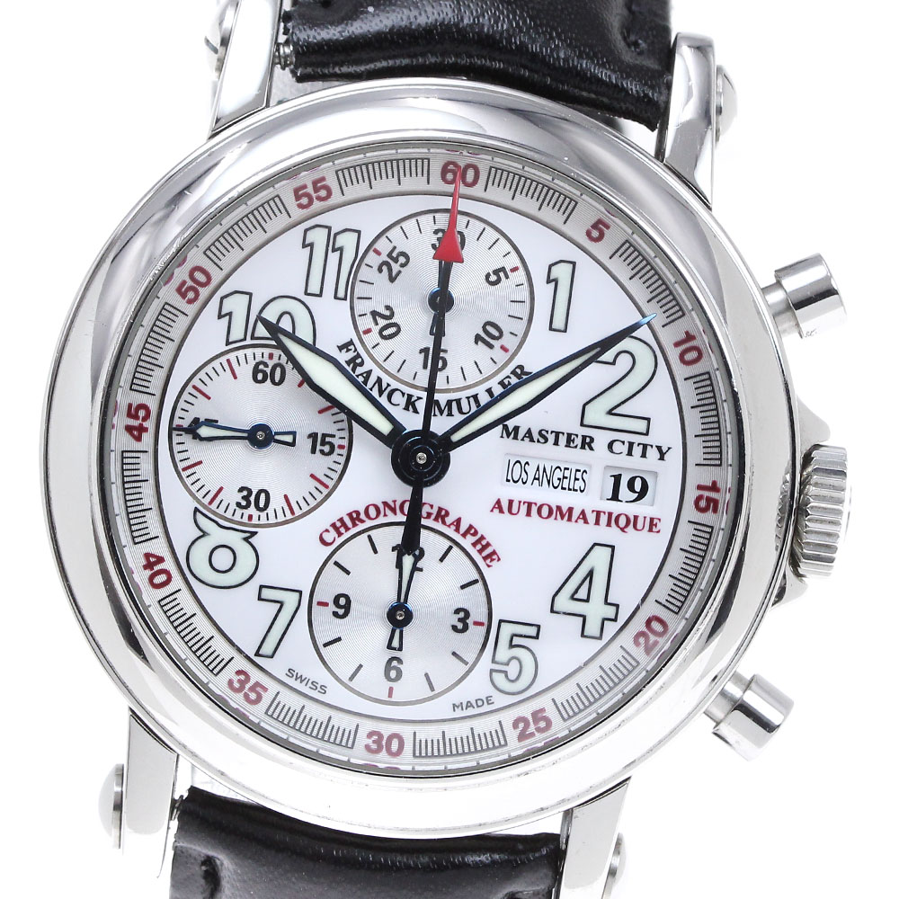 フランクミュラー FRANCK MULLER 7000MCY マスターシティー クロノグラフ 自動巻き メンズ _810733【中古】