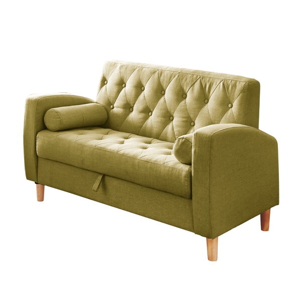 後藤家具物産 SO-03-GR グリーン クララ 2人掛ソファー メーカー直送