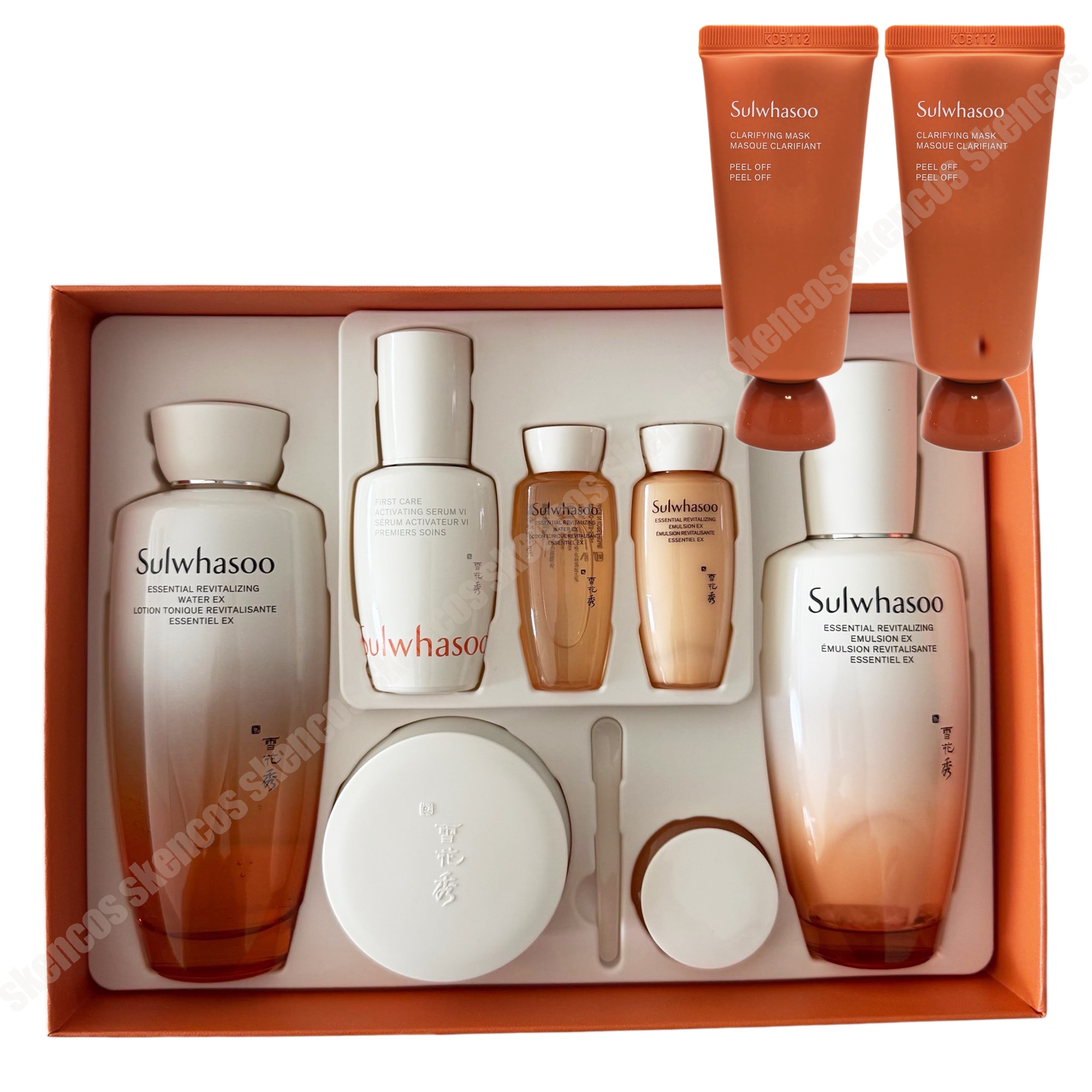 滋陰(ジャウム)3種企画セット(スキン+ローション+ 弾力クリーム50ml)+ 玉容 パック70ml / Clarifying Mask EX