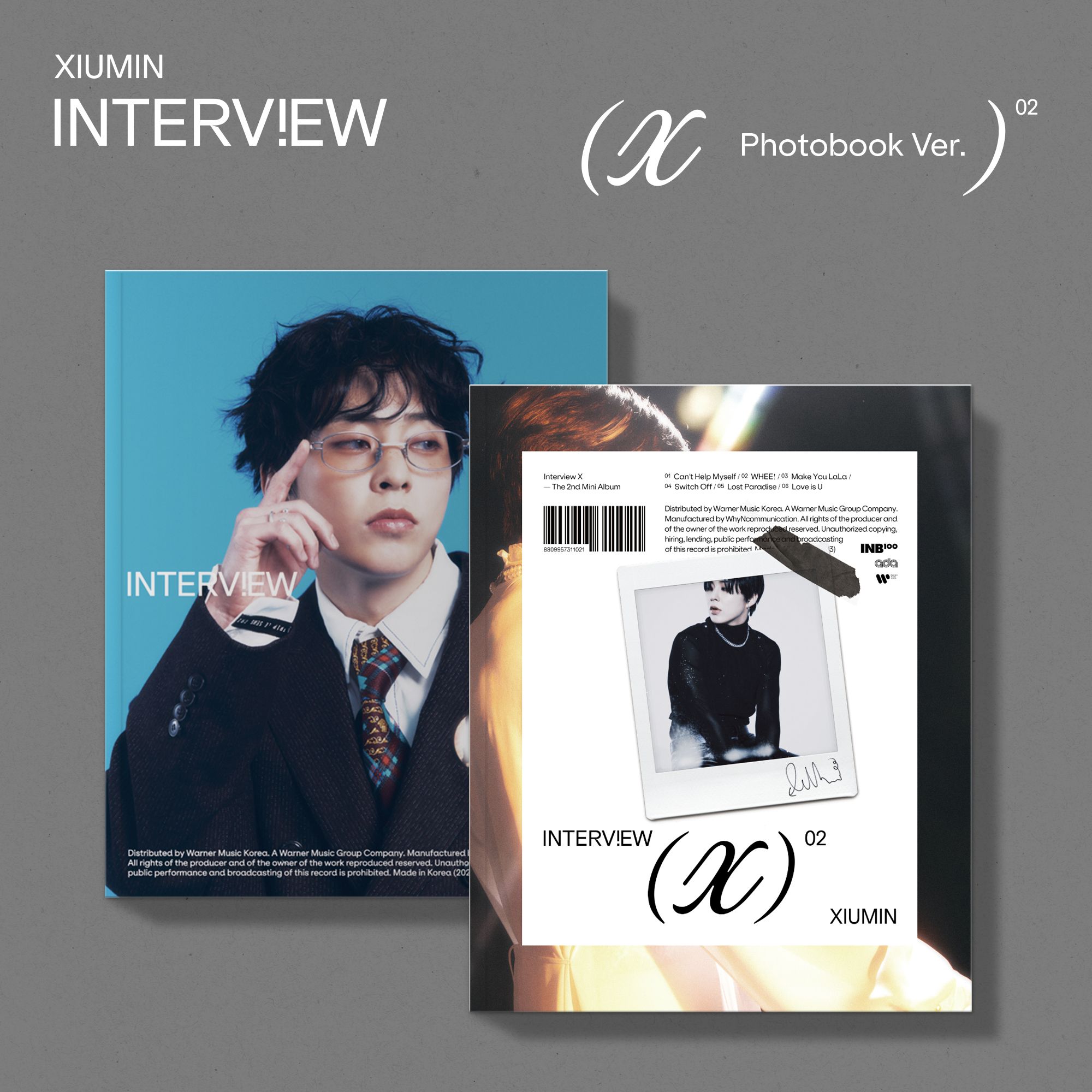[未開封新品] (XIUMIN) - Interview X [Photobook Ver.] (XIU VER., MIN VER.) 2P SET