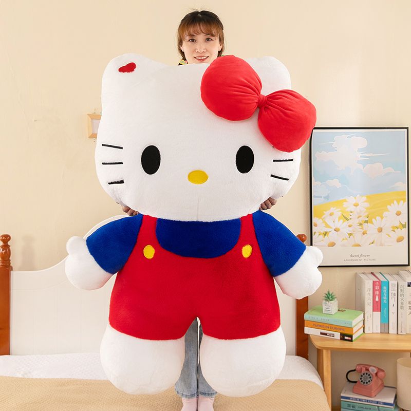福袋2025120cm 3color キティちゃん 大きいサイズ ぬいぐるみ 特大 キティ人形 ぬいぐるみ かわいい ギフト キャラクターギフトセット プレゼント抱き枕 クッション81