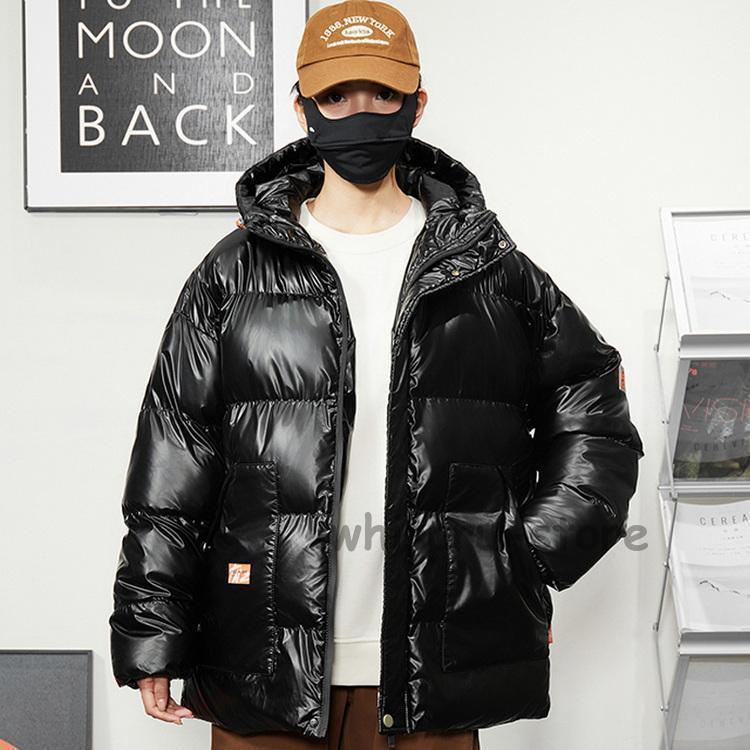 中綿 メンズ レディース キルティング 中綿入り 大きいサイズ 光沢 暖かい 防寒 2023 秋冬 新作