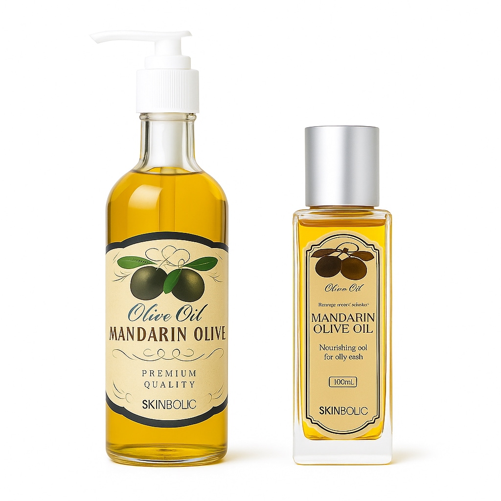 マンダリンオリーブオイル 500ml 韓国コスメ l 自宅でエステ体験 l 低刺激 l 肌バリア強化 l アトピー肌 l 妊娠線 l アトピー