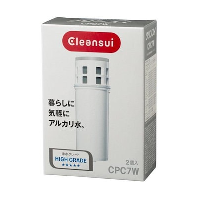 他サイト： 三菱ケミカル CPC7W-NW クリンスイ ポット型浄水器交換用カートリッジ 2個入の商品画像