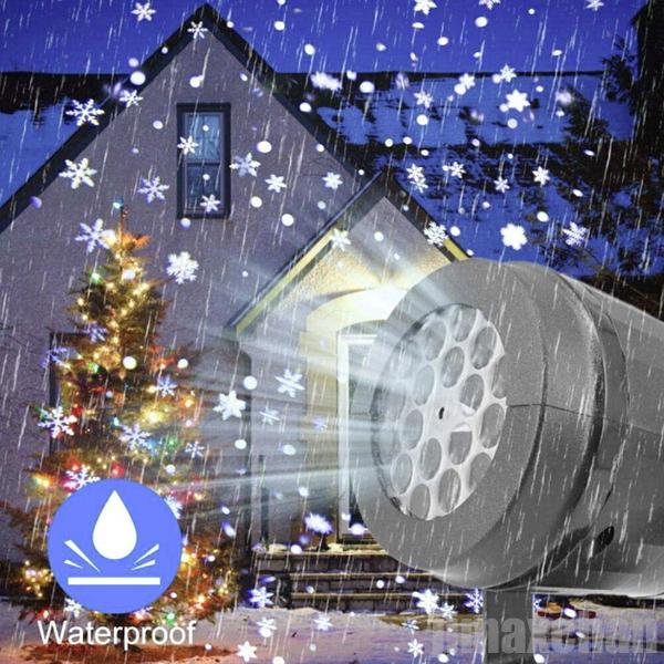 底値価格クリスマス 雪の結晶 プロジェクター 装飾 イルミネーション ライト 豪華 クリスマスオーナメント 豪華セット クリスマスツリー 飾り付け 飾り 華やか おしゃれ クリスマス