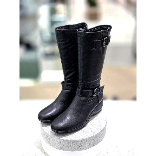 [坡州店] [] 女性コンフォート ベルテッド ハーフブーツ 712348006 5cm [2color]