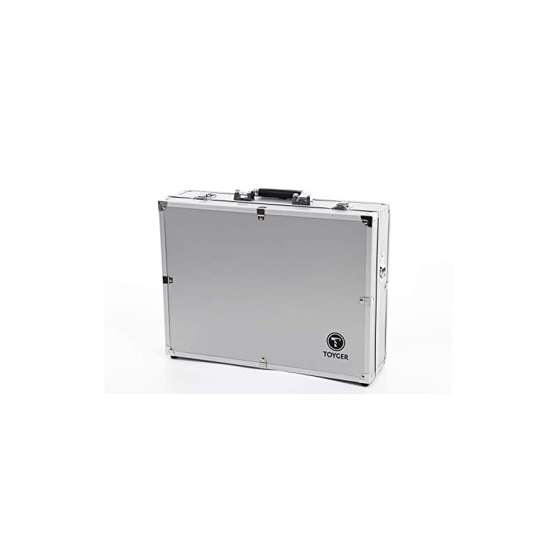 カード5000枚以上 収納可能 アルミ製 アタッシュ ケース (シルバー)