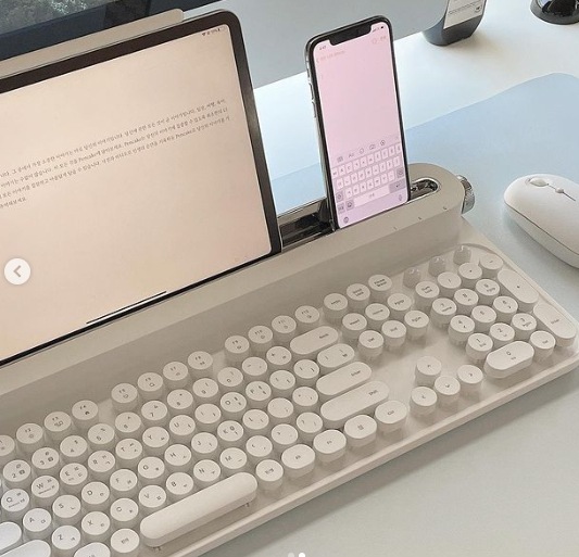 B505 韓国語キーボードレトロブルートゥースキーボード5色