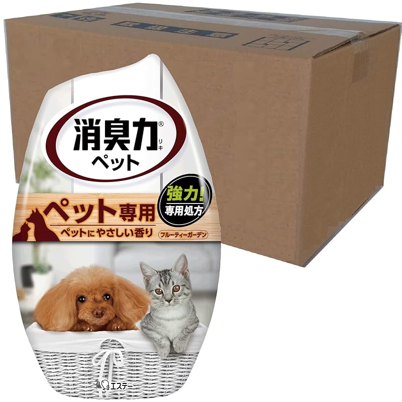 【即納】消臭力 [オフィス ビジネスに ケース販売] ペット用 置き型 フルーティーガーデン 400mL×18個 お部屋の消臭力 ペット 部屋 部屋用 寝室 消臭剤 消臭 芳香剤