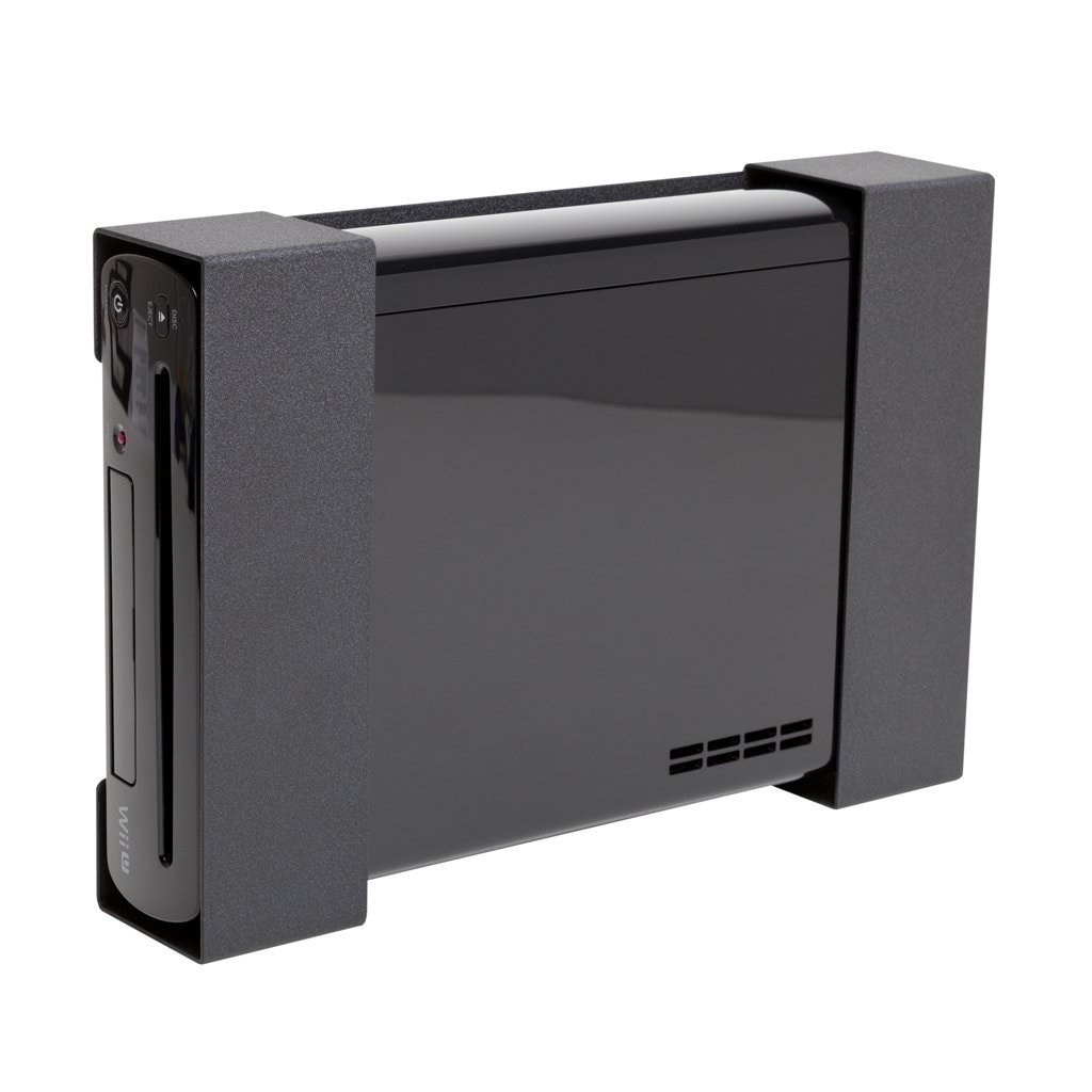 HIDEit WU Mount - Wii U Wall Mount Bracket (Black)