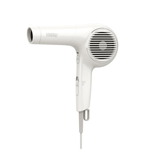 Nobby NB4100 マイナスイオン ヘアー ドライヤー 1400W ホワイト 大風速 速乾 ハイパワー