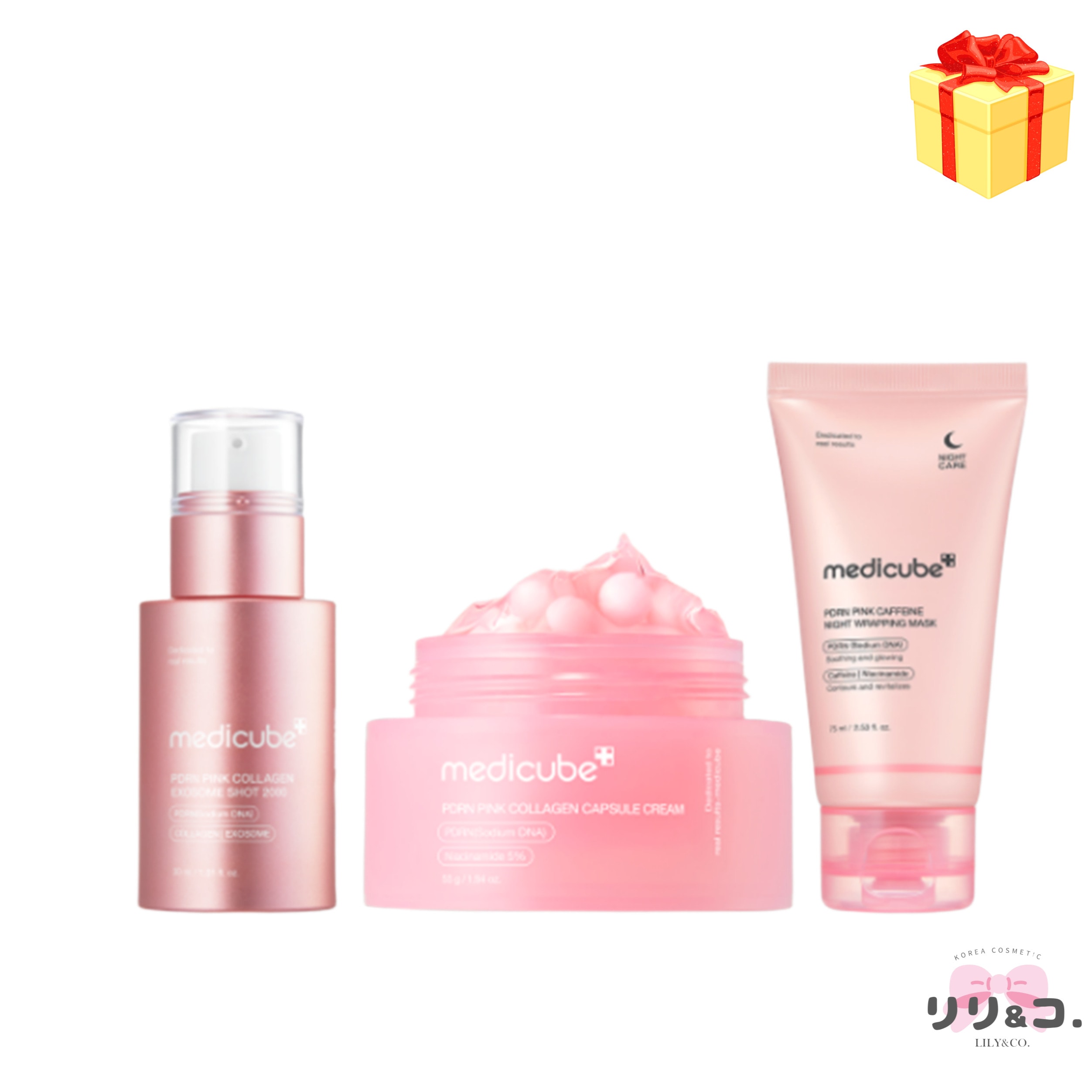 [韓国人気 BEST] エクソソームショット 2000＋PDRN カプセルクリーム 55g＋PDRNラッピングマスク 75ml 韓国コスメ 基礎化粧品 水分 保湿 弾力 インナードライ エイジングケア 8,299円