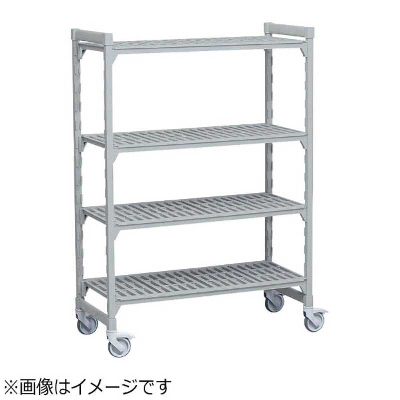 キャンブロ社　460ベンチ型移動カムシェルビング4段セット(プレミアムシリーズ) 1220×H1910 　DKY9629