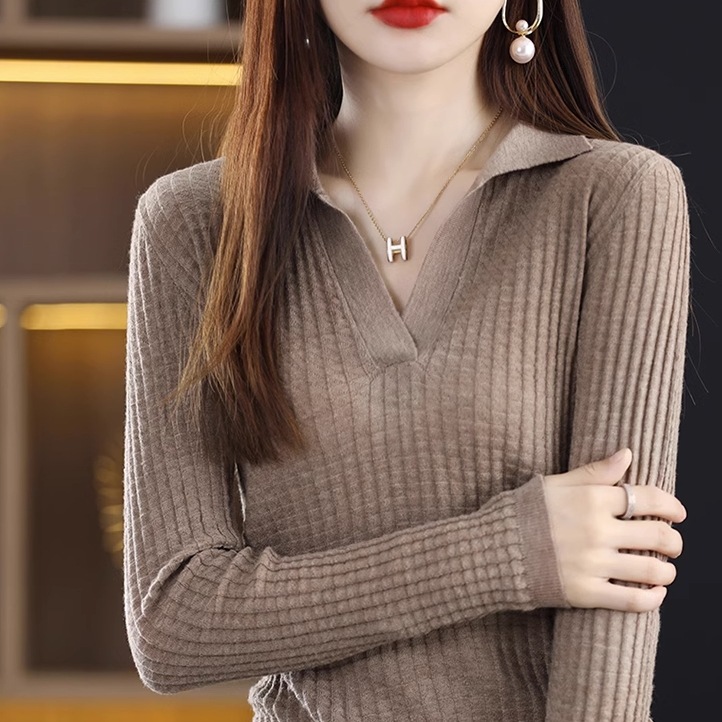 トップス ポロシャツ 白シャツ 白トップス 袖あり 長袖 襟付き かわいい 大人可愛い シンプル カジュアル 大人 おしゃれ お洒落 アジアン エスニック 大人女子 無地 春 秋 10代 20代