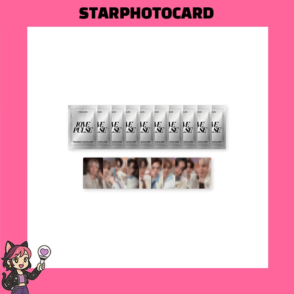 条件付き特典付き 現場購入 TREASURE - LOVE PULSE OFFICIAL MD TRADING PHOTOCARD BULK PACK