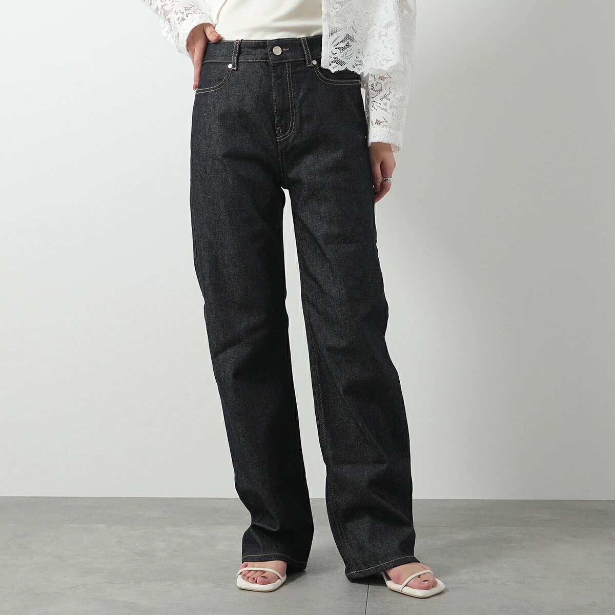 MAX MARA Studio マックスマーラ ステュディオ デニムパンツ ANDE アンデ レディース ジーンズ ジーパン Gパン ストレート 001 【mega】