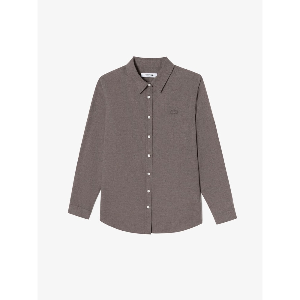 ラコステ女性用起毛コットンシャツ CF318E-54N SIX Q2NCF318E-54NSIX