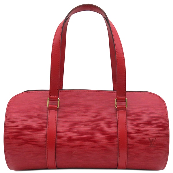 ルイヴィトン LOUIS VUITTON ハンドバッグ スフロ エピレザー カスティリアンレッド ゴールド金具 赤 ミニボストン M52227 MI0989【中古】