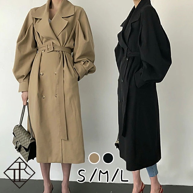 【即納】トレンチコート レディース ロング トレンチコート ロング丈 コート アウター 大きいサイズ 秋 ライトアウター フォーマル ロング ミディアム ジャケット 美シルエット 大人可愛い おしゃれ