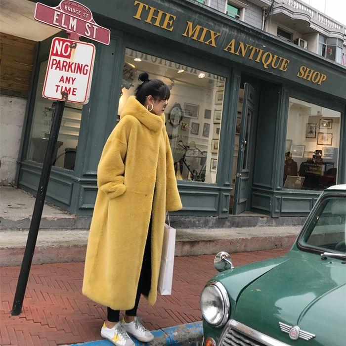 ファーコート レディース ロング丈 アウター エコファージャケット レディース 服 ボタン 冬 軽い 暖かい エコファーコート 5,846円