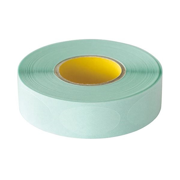 （まとめ）ヘッズ 透明ロールシール 25x13mm M-1RS 1パック（500枚） [x10]