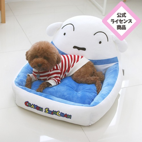クレヨンしんちゃん ペット用 クッション シロ 犬 ネコ