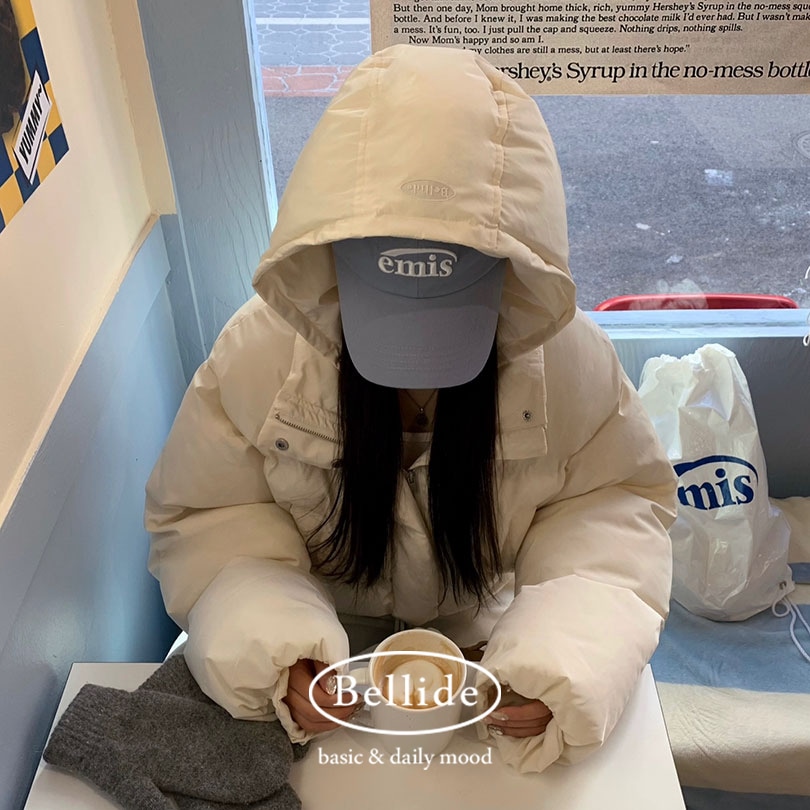 [BELLIDE MADE] バターフードショートダウンジャケット jp1155