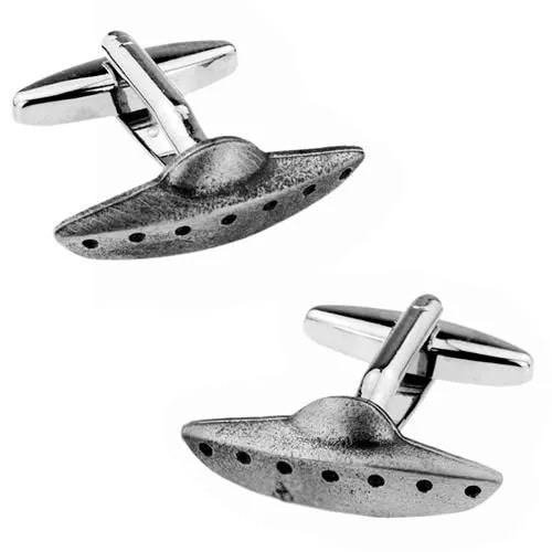 カフスボタン カフス シロメ製 UFO ユーフォー カフリンクス メンズアクセサリー