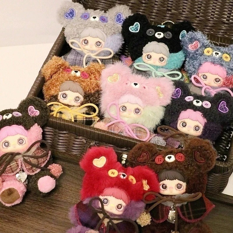 【公式正規品！3日出荷】MayMei 霉霉 クマビスケット シリーズ ぬいぐるみマスコット ブラインドボックス 可愛いバッグチャーム 女の子誕生日ギフト2