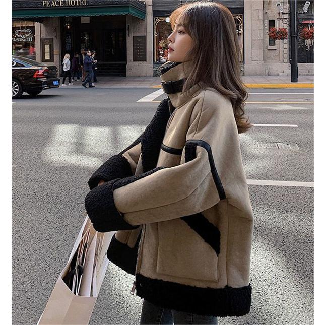 ムートンコート オーバーコート レディース ライダース ボアコート アウター 厚手 暖かい 保温 ボアジャケット 裏ボア ブルゾン カジュアル 羽織り