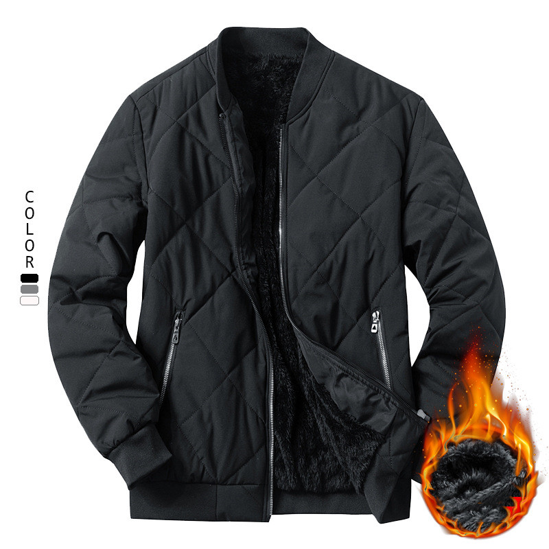 中綿ジャケットメンズ軽量コットンコートアウトドア防寒暖かい登山春秋冬アウターオシャレ無地カジュアル大きい