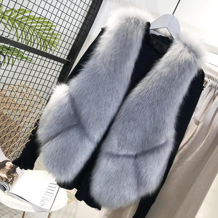 新入庫 秋冬 レディース ファーコート 毛皮コート レディースコート フェイクファー アウター ファーベスト　暖かい 通勤　レディースアウター 4,760円