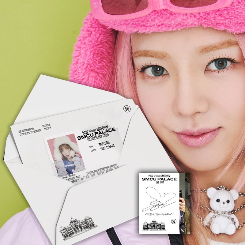(未開封新品) 少女時代のシムコンSMCU PALACE 2022メンバーシップカードスマートテヨン冬のアルバム