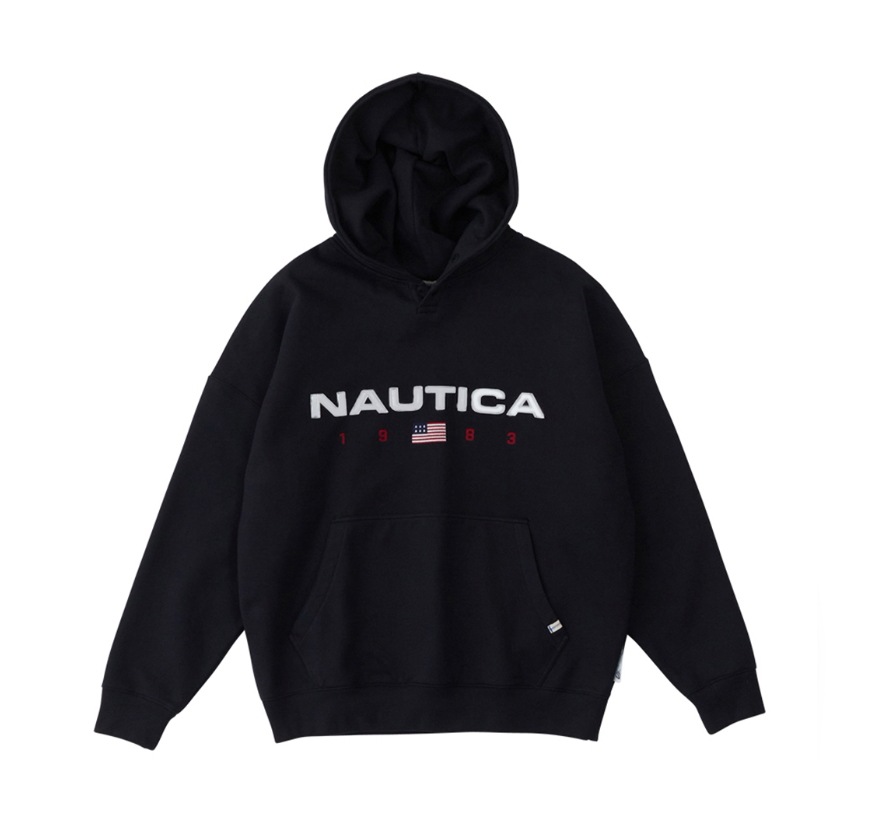 【NAUTICA】 83 FLAG HOODIE : DARK NAVY