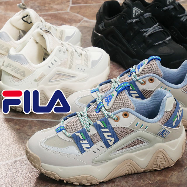 フィラ FILA スニーカー メンズ レディース ウェブシーカー 厚底スニーカー ユニセックス ストリート ダッドスニーカー ダッドシューズ ローカット 靴 1JM01764E 466 ブルー 924