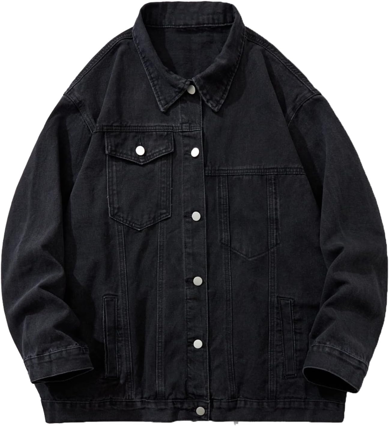 ライトアウター デニム メンズ ジャケット カジュアル オシャレ BIGシルエット Gジャン ブルゾン ジャンパー 体型カバー 着心地よい 春秋服 かっこいい ファッション アウトドア