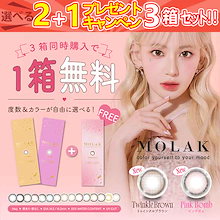(2箱+1箱)計30枚 モラク　カラコン 1day ワンデー 度なし 度あり カラーコンタクトレンズ　inter　ブラウンバニー ダークピオニー ダズルグレー ドーリッシュグレー