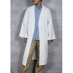 イタリア軍放出ハニカムホスピタルガウン 未使用 デットストック ホワイト 50-52（L相当）