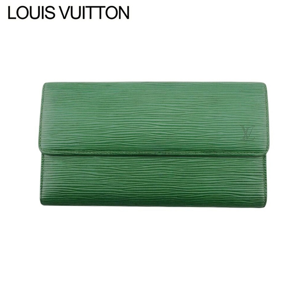 ルイ ヴィトン 長財布 ファスナー付き 財布 レディース メンズ ポルトトレゾールインターナショナル M63384 エピ LOUIS VUITTON 中古